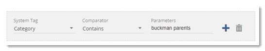 Specifying multiple terms for a search parameter