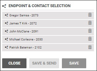 Summary of Endpoint and Contact Selection section