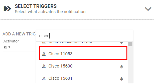 Selecting a Trigger