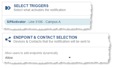 Location of the Allowing users to add endpoints dynamically option